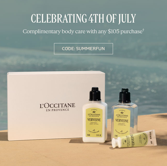 L'OCCITANE　クレア L'OCCITANE | 4th of July Gift With Purchase — Galleria